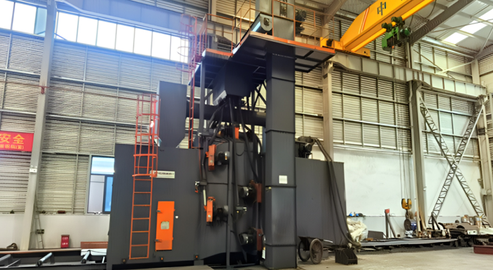 Máquina de explosión de disparo de estructura de acero de nuevo tipo de acero