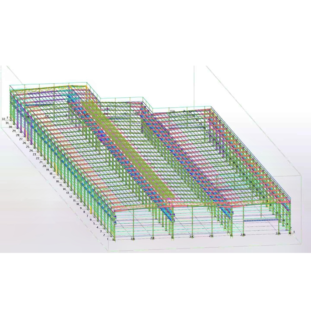Edificios de acero de ingeniería de CCAT para proyectos industriales
